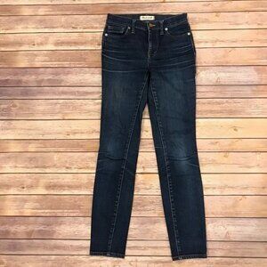 Madewell High Riser Skinny Jeans Dark Wash